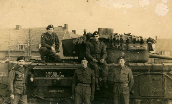 Graham White with his tank