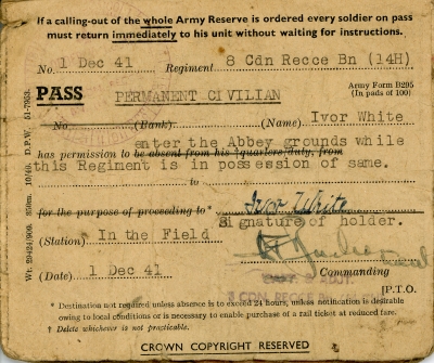 Civilian Pass 1941