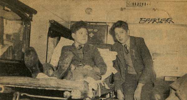 Charles Ribbitt, aged 15, and Harold Sargent