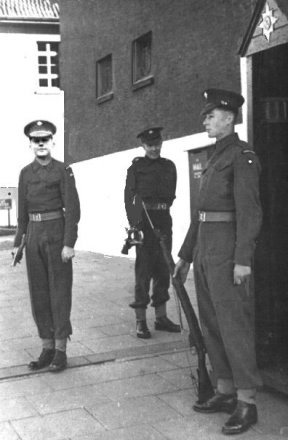 On Guard Duty at Estorff Barracks