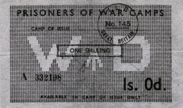 POW camp ticket