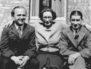 POW, Heinrich with my Mum Mabel Mary White,and Cousin Bob Eldridge